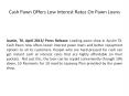 Cash Pawn Offers Low Interest Rates On Pawn Loans