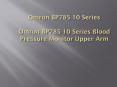 Omron BP785 10 Series