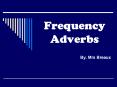 Frequency Adverbs By. Mrs Breaux MEANING Use the frequenc