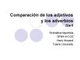 Comparaci n de los adjetivos y los adverbios D a 6 Gram tic