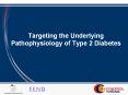 Targeting the Underlying Pathophysiology of Type 2 Diabete