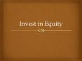 How to invest in Equity