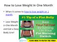 How to Lose Weight In One Month Easily and Effectively