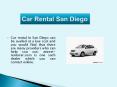 Car Rental San Diego