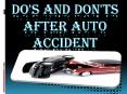 Do's and Don'ts After Auto Accident