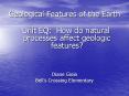 Unit EQ: How do natural processes affect geologic features