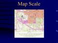 Map Scale Scale Ratio between distances on a map or globe