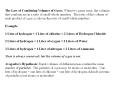 The Law of Combining Volumes of Gases: When two gases react