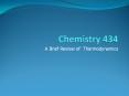 A Brief Review of Thermodynamics * * The Mean Ionic Chemica