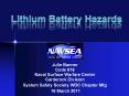 Julie Banner Code 616 Naval Surface Warfare Center Carderoc