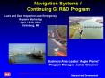 Navigation Systems / Continuing GI R&D Program Lock and Da