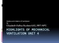 Modes and initiation of ventilation By Elizabeth Kelle