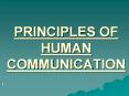 PRINCIPLES OF HUMAN COMMUNICATION Communication Technique