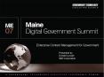 Enterprise Content Management for Government Presented b