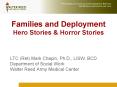 Hero Stories & Horror Stories LTC (Ret) Mark Chapin, Ph.D.
