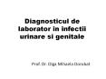Diagnosticul de laborator in infectii urinare si genital