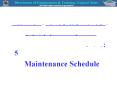 Maintenance Schedule Diesel Engines B-Check ( Every 300 hr