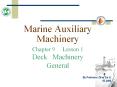 Marine Auxiliary Machinery Chapter 9 Lesson 1 Deck Machiner