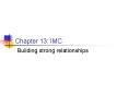 Chapter 13: IMC Building strong relationships * * * * * * 