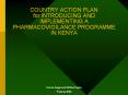 COUNTRY ACTION PLAN for INTRODUCING AND IMPLEMENTING 