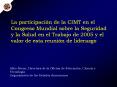 La participaci n de la CIMT en el Congreso Mundial sobre l
