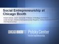 Social Entrepreneurship at Chicago Booth Robert Gertner
