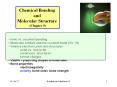 Chemical Bonding and Molecular Structure (Chapter 9) Ioni