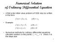 Numerical methods for ordinary ... Numerical Methods for OD
