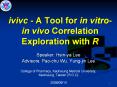 ivivc - A Tool for in vitro-in vivo Correlation Exploratio