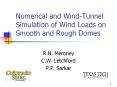 Numerical and Wind-Tunnel Simulation of Wind Loads on Smoot