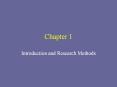Chapter 1 Introduction and Research Methods What i