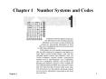 Chapter 1 Number Systems and Codes Number Systems (1