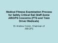 Medical Fitness Examination Process for Safety Critical Rai