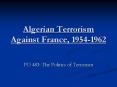 ... (Paris) and French Settlers in Algiers Culminates i