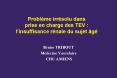 Probl me irr solu dans prise en charge des TEV : 