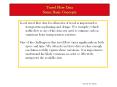 Travel Flow Data Some Basic Concepts Good travel flow dat