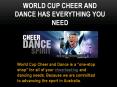 What World Cup Cheer and Dance can Offer