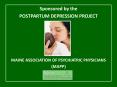 THE MOST COMMON COMPLICATION OF CHILDBIRTH IS DEPRESSIO