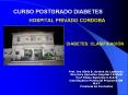 CURSO POSTGRADO DIABETES HOSPITAL PRIVADO CORDOBA DIABETE