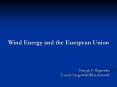 Wind Energy and the European Union Henryk P. Rogowsk