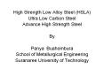 High Strength Low Alloy Steel (HSLA) Ultra Low Carbon Stee