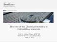 The role of the Chemical Industry in Critical Raw Material