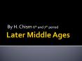 later middle ages