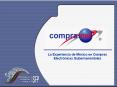 La Experiencia de M xico en Compras Electr nica