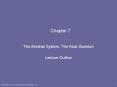 Chapter 7 The Skeletal System: The Axial Skeleton Lectur