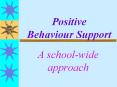 Positive Behaviour Support A school-wide approach Issue