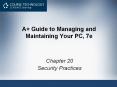 A+ Guide to Managing and Maintaining Your PC, 7e Chapter 2