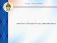 REPUBLIC OF SRPSKA GOVERNMENT MINISTRY OF TRANSPORT AN