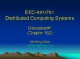 EEC-681/781 Distributed Computing Systems Discussion#