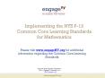 Implementing the NYS P-12 Common Core Learning Standards fo